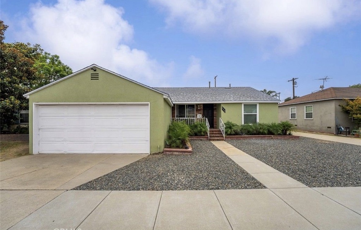 Green family home exterior